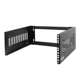 Tecmojo 4U Wall Mount Rack,4U Rack 14 inch Depth,19" Network Rack for Shallow Server and IT Equipment, Network Switches,Patch Panel Bracket,110lbs(50kg) Weight Capacity,Black
