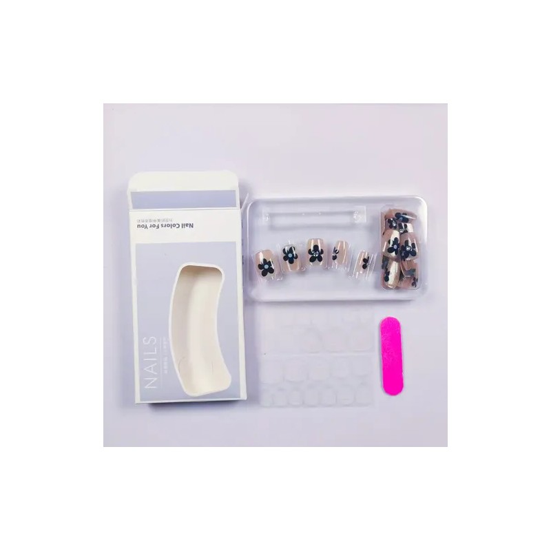 Uñas Postizas Decoradas Adheribles 3024u Soft Gel Tip A