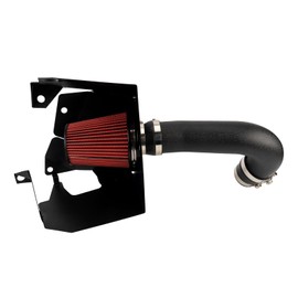 KAX 4 inch Cold Air Intake System Kit & Heat Shield Replacement for 2019 2020 2021 2022 2023 2024 Ram 1500 5.7L GAS, High Performance, RED
