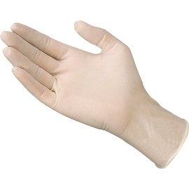 Eunicole Latex Disposable Powder Free Glove, Restaurant, Food Service, Kitchen Cooking, Painting, School, Nail Service, Cleaning, Janitorial (Medium, 100pcs)