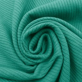 Kelly Green Solid 4x2 Rib Knit Fabric by The Yard