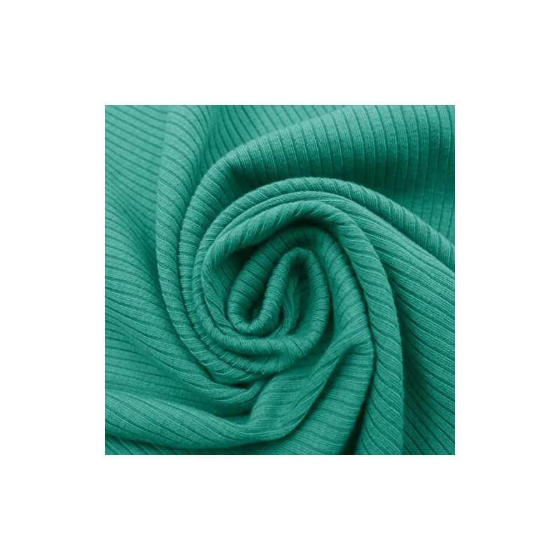Kelly Green Solid 4x2 Rib Knit Fabric by The Yard