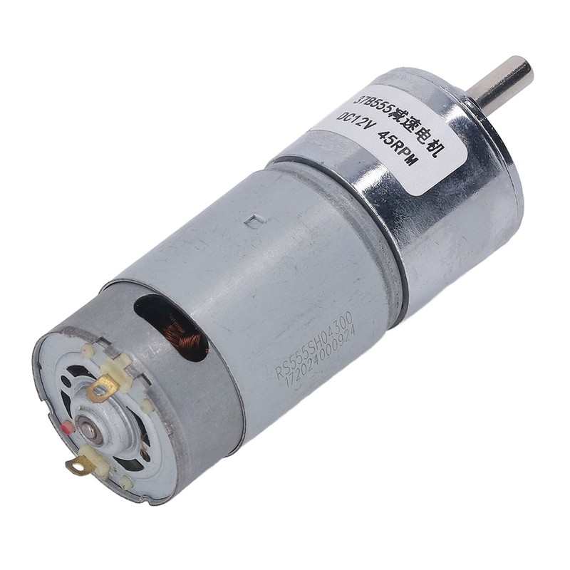 DC Geared Motor 45RPM Brass Coil Reversible Self Locking Wear