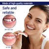 IKOPFLN 2 Pairs Provisorischer zahnersatz veneers zähne zum aufstecken Zahnersatz-Set,zahnersatz