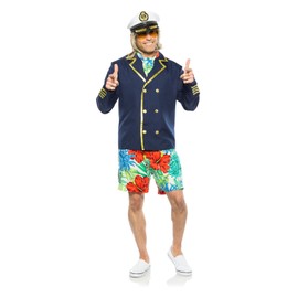 Seeing Red Captain Yachty Costume for Men Large/X-Large
