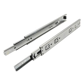 Full Extension Drawers up to 45 kg Telescopic Rail Telescopic Extension 1 Pair Drawer Runners Ball Extension Drawer Guides Load Capacity 350 mm