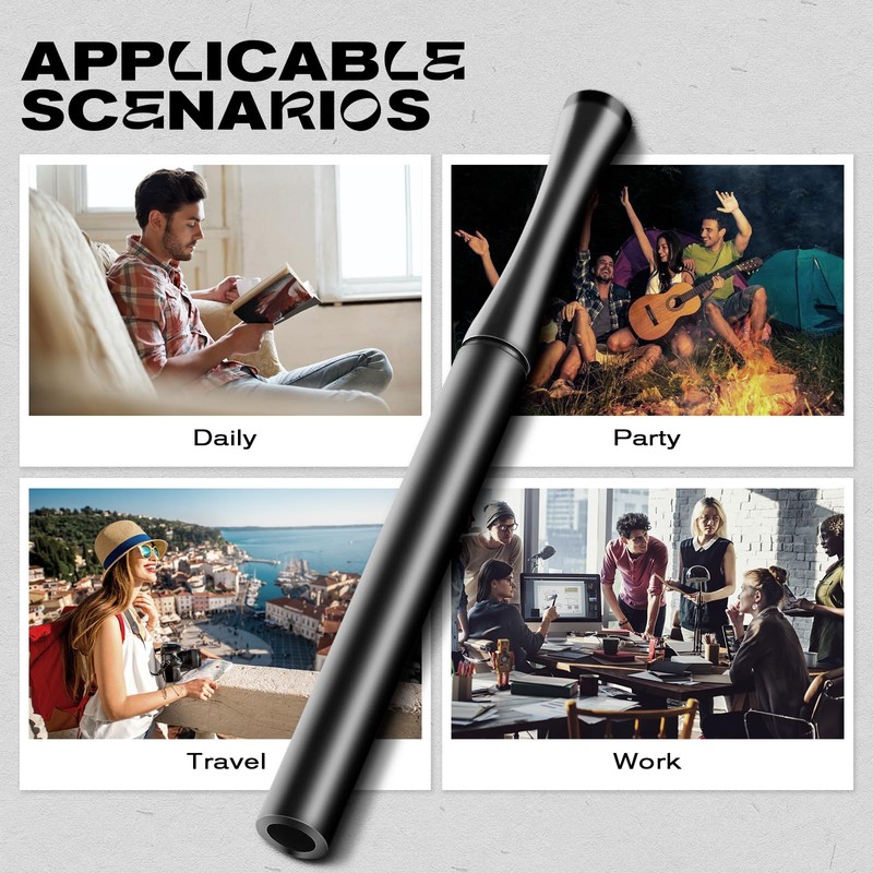 Boderi Quit Inhaler Stainless Steel with 4 Packs Double Mint