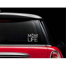 Mom Life Baby Boy Decal Vinyl Sticker|Cars Trucks Vans Walls Laptop| WHITE |5.5 x 4.75 in|CCI644