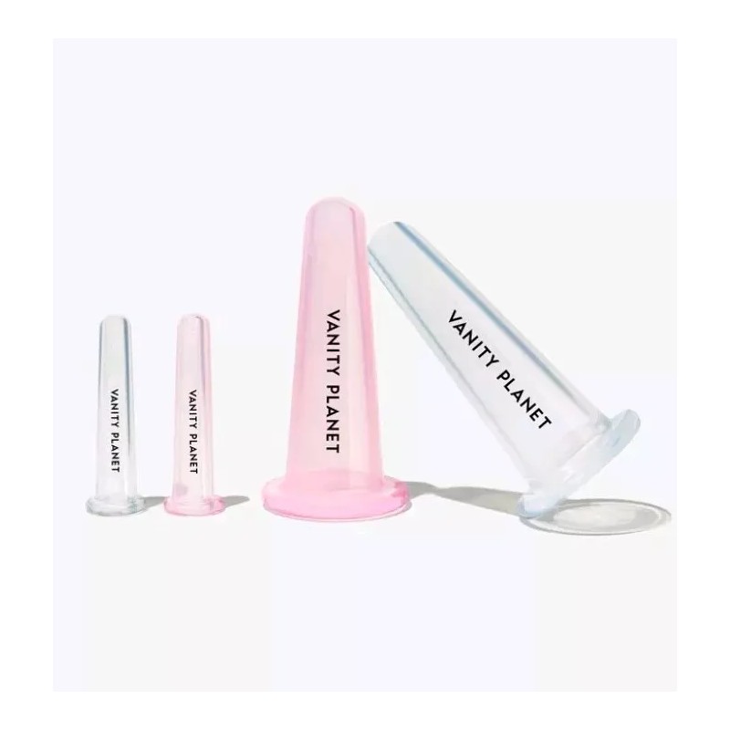 Vanity Planet Silicone Cupping Set For Face 4 Piece Set