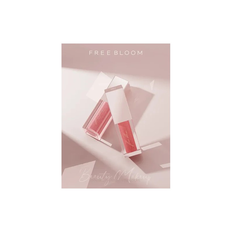 Labial Liquido Brillante De Luz Cristal De Freebloom