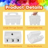 Classroom Caddy Storage Basket with Handle, 6 Pack Plastic Arts