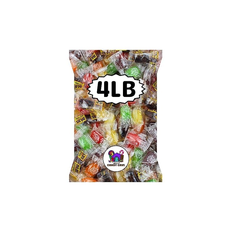 Assorted Flavored Bulk Hard Candy, Bulk Individually Wrapped Mixed Fruit