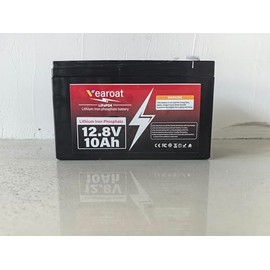 Vearoat 12V 7Ah Lithium LiFePO4 Deep Cycle Battery (2-Pack), Built-in 20A BMS, Low-Temp Protection Up to 4000+ Cycles Rechargeable Battery for Power Wheels, Solar, Marine, Fish Finder, Camping