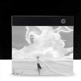 A5 Size LED Tracing Light Box Board Drawing Copy Pad Table+USB Cable Drawing Streaming Sketching Animation Stenciling for Stenciling, 2D Animation, Calligraphy