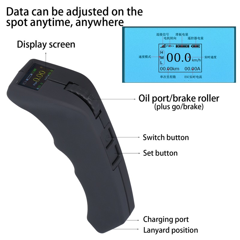 VX2 Pro Electric Skateboard Remote Controller Plastic Wireless Remote and