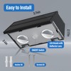 NIORSUN Solar Fence Lights,12 Pack Deck Light,Led Outdoor Lights 3000K/4500K/6000K+