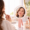 LED Makeup Mirror with Magnification – Rechargeable Lighted Vanity Mirror