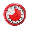 Magnetic Kitchen Timer|Vintage-Style Manual Twist Kitchen Timer|Metallic Kitchen Timer (Red)