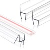 Agbihtb Frameless Shower Door Seal Set, 4 Pack x 39"