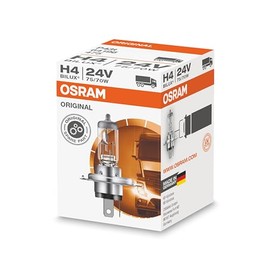 Osram 64196 lamp, H4, 24V, 75/70W, P43t, 1 piece in folding