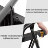 WiberWi 5 Step Ladder with Handrails Folding Step Stool with
