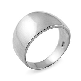 Cigar Ring Band in High Polish 925 Sterling Silver (Size 11)