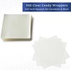 Clear Candy Wrappers for Caramels (300 Pcs 5 x 5