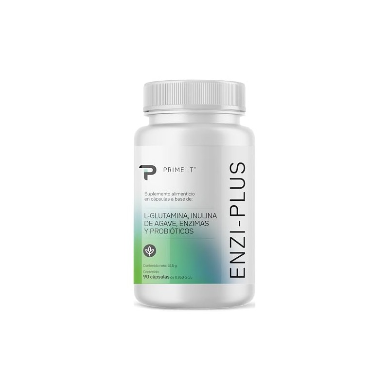 Primetech Nutrition ENZI-PLUS Enzimas Digestivas, Probióticos, 90 Cáps | 50