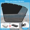 DIZA100 Sun Protection Car Baby, 2 Pack Magnetic Half Blackout