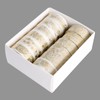 12 Rolls Thin Washi Tape Set, 15MM Wide Gold Thin
