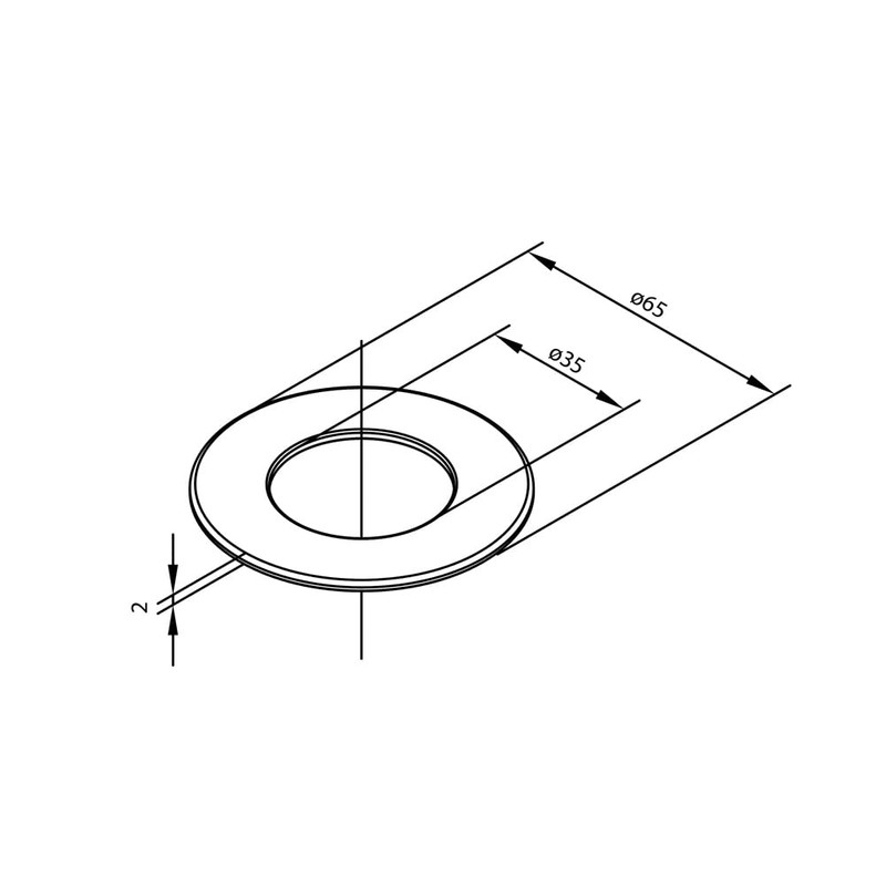 Damixa Washer Bath Accessory (48424.00)/Chrome