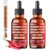 2Packs of 30ml - Cayenne Pepper Liquid Drops with Vitamin