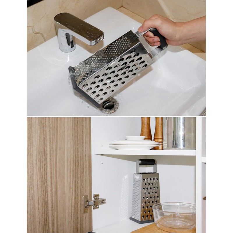 Kaishun Cheese Grater, Box Grater for Cheese Stainless steel Vegetable