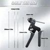 300PCS Cable Ties Kit, 11.8 Inch Heavy Duty Silver Metal