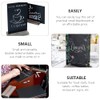 BESPORTBLE Minimalist Home Decor Mini Tabletop Chalkboard Signs Double- Sided