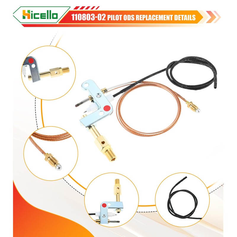 110803-02 LPG Pilot ODS Repair Kit for DESA Vent-Free Propane