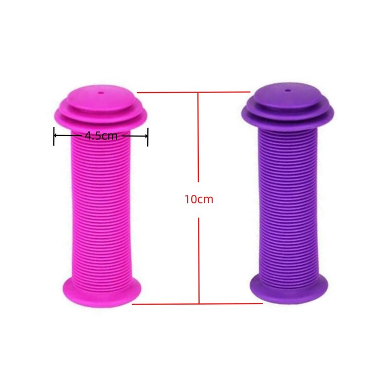 GYWHOOFT 4 PCS Bike Handlebar Grips, Solid Color Children's Bike