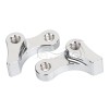 Unbranded Chrome 1" Adjustable Lowering Kit For Harley Dyna Wide
