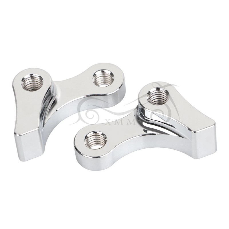 Unbranded Chrome 1" Adjustable Lowering Kit For Harley Dyna Wide