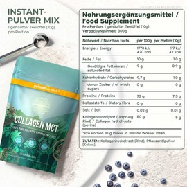 Collagen Powder by Primal Harvest - Bioactive Premium Collagen Complex, Sustainable Grass Feeding, Collagen Hydrolysate, Tasteless, Optimal Solubility (Primal Collagen MCT (Pack of 1)