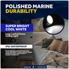 Five Oceans 6-Inch LED Marine Interior Dome Light, 2-Pack Round