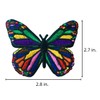 PatchClub Rainbow Butterfly Applique Patch Iron On/Sew On