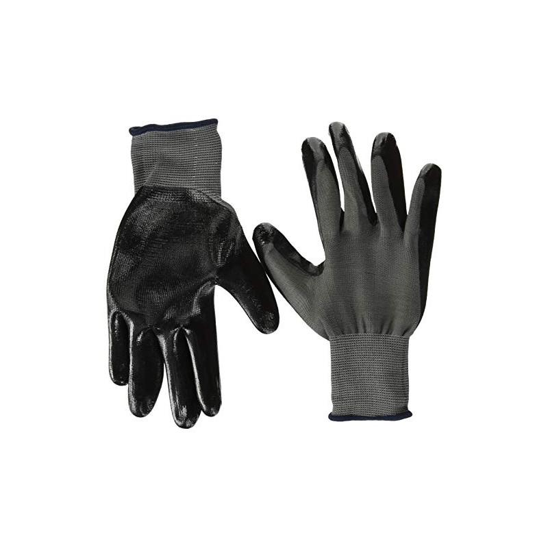 Mitani Nitrile Backless Gloves Power Black (10 Pairs) LL
