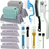 14Pcs Window Track Cleaning Tools, Deep Clean Groove Gap cleaning