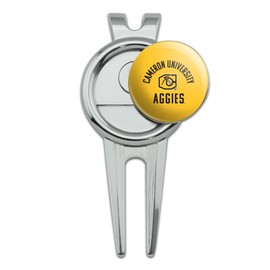 GRAPHICS & MORE Cameron University Aggies Logo Golf Divot Repair Tool and Ball Marker