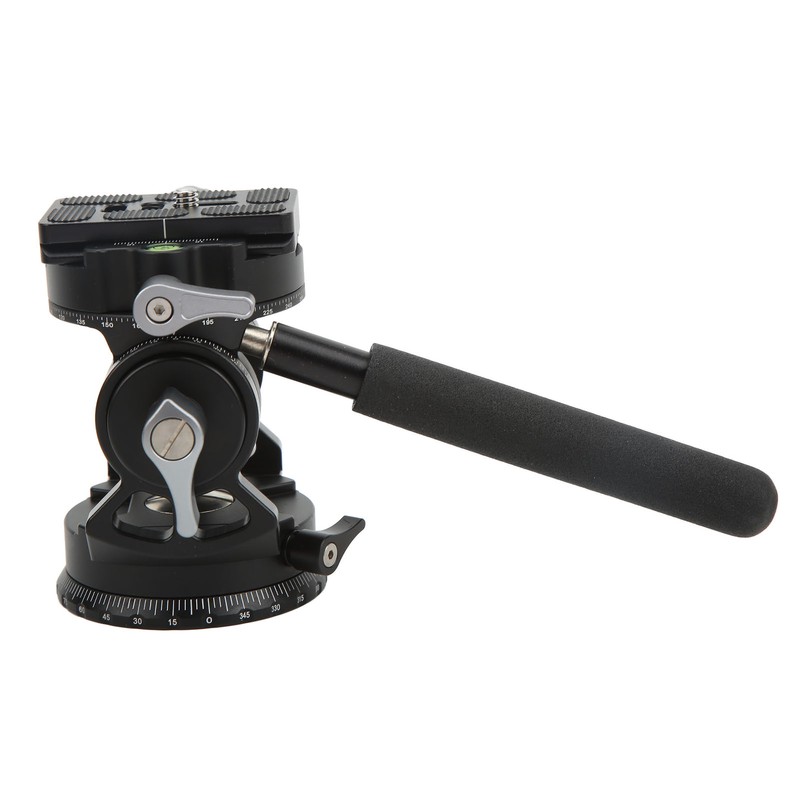 Camera Panoramic Tripod Head Aluminium Alloy with Handle Light Camera