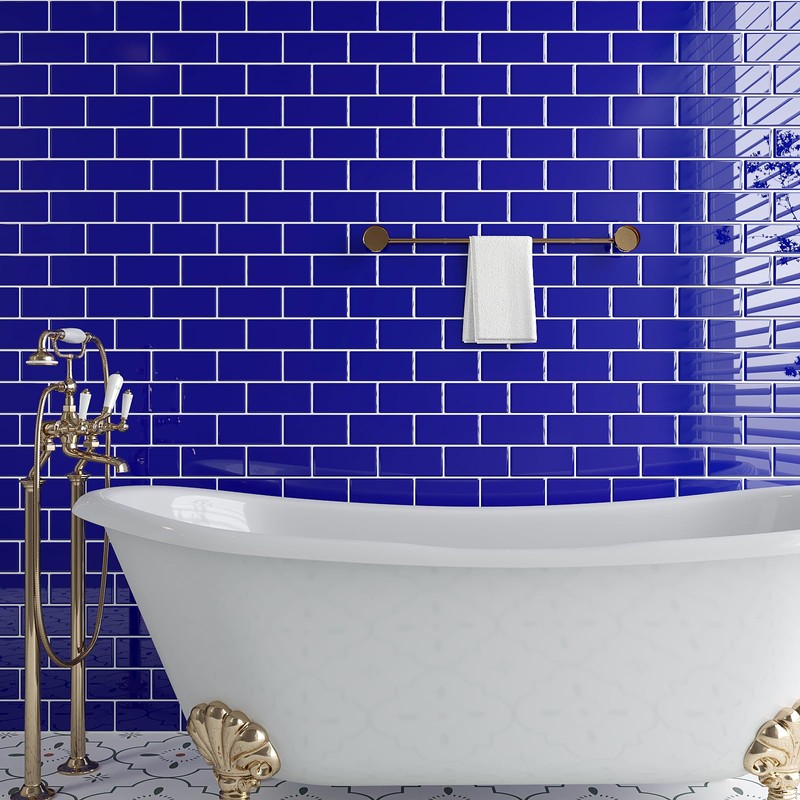 VEELIKE Subway Tile Peel and Stick Backsplash for Kitchen Royal
