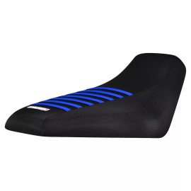 Kawasaki 2005-23 Kawasaki Brute Force 650 750 4x4I Seat Cover  all BLACK/TM BLUE rib #339