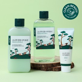 ROUND LAB For Men Pine Calming Toner/Lotion Set (+Cleanser 40mL) - ROUND LAB For Men Pine Calming Toner/Lotion Set (+