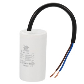 PATIKIL CBB60 16uf Running Capacitor,1Pcs AC 450V 2 Wires 50/60Hz Cylinder 73x40mm for Water Pumps, Washing Machines Motor Start